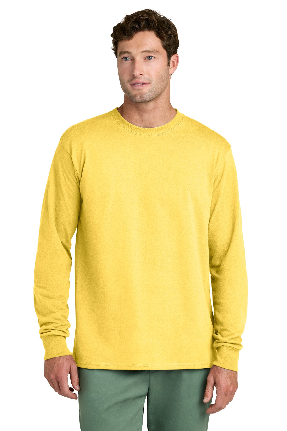 Port & Co ™ Long Sleeve Core Cotton Tee. PC54LS