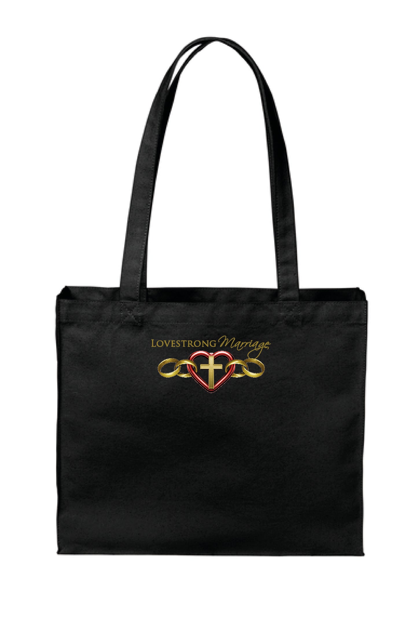 LoveStrong Canvas Shopper Tote