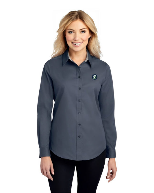 Sol Schwartz Port Authority® Women's Long Sleeve Easy Care Shirt
