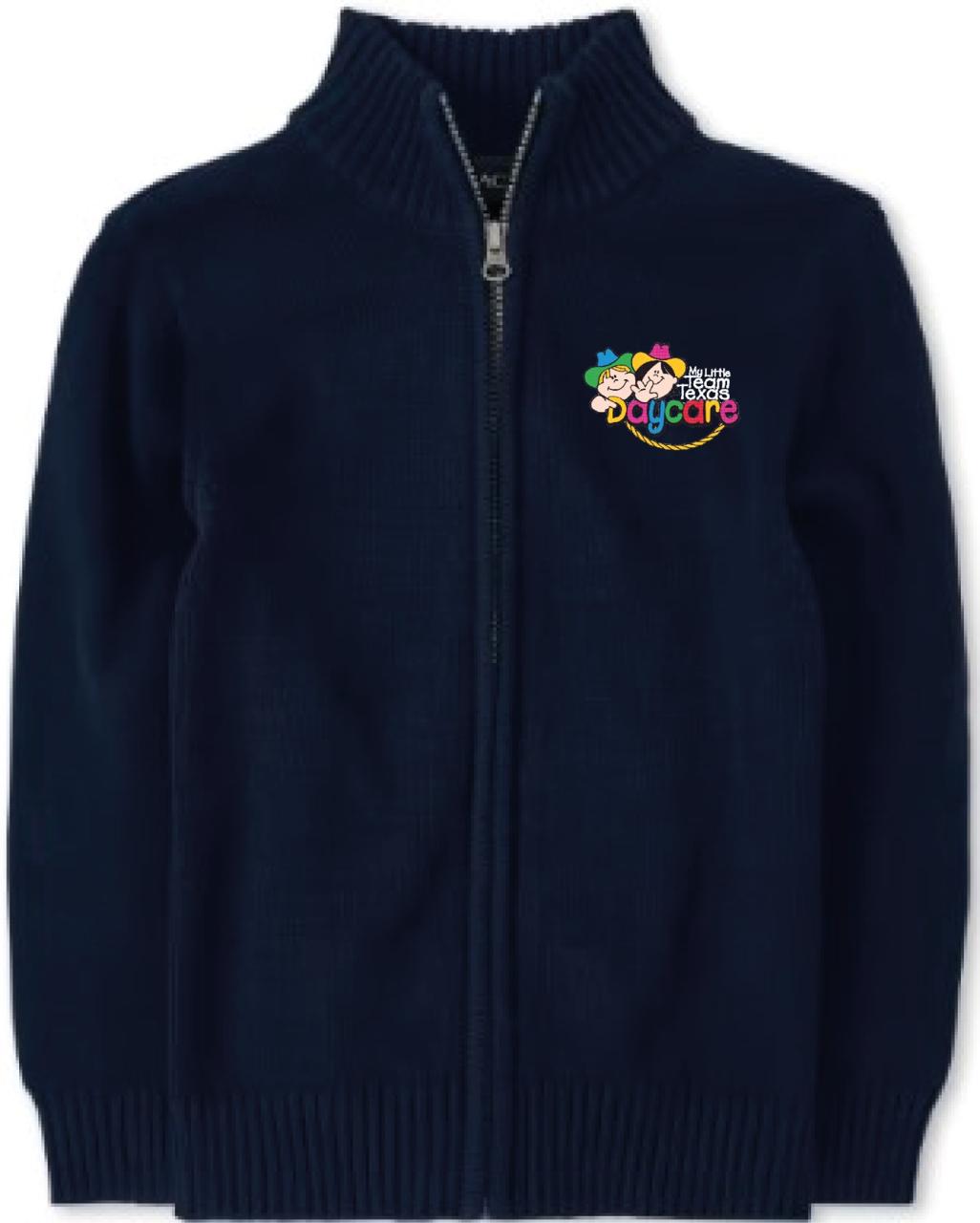 Unisex Tidal Zip-Up Sweater "My Little Team Texas Daycare"