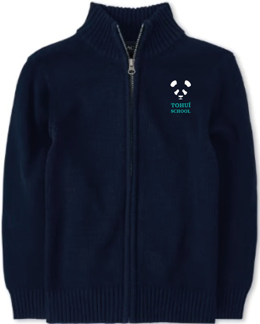 Unisex Tidal Zip-Up Sweater TOHUI